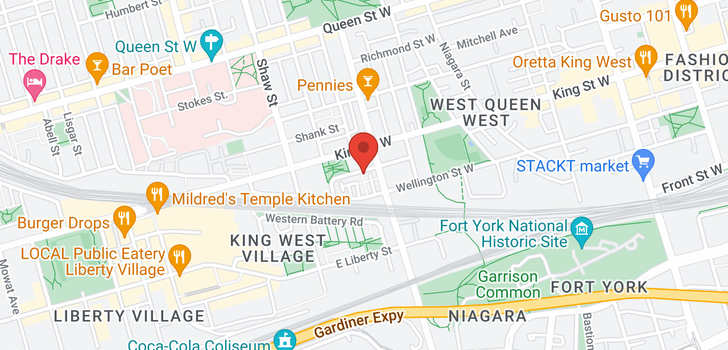 map of #408 -29 CANNIFF ST